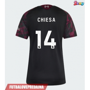 Lacne Ženy Futbalové dres Liverpool Federico Chiesa #14 2026-27 Krátky Rukáv - Tretina